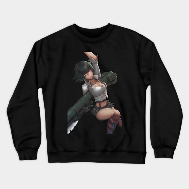 Lady (DMC3) Crewneck Sweatshirt by hybridmink